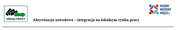 Loga urzędu pracy i programu razem możemy więcej