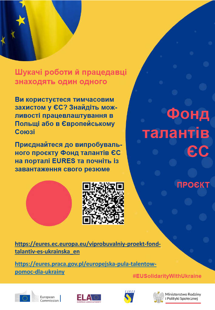 plakat EU talent
