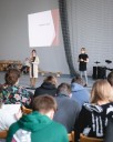 spotkanie z uczniami klas 4 i 5  w  Zespole Szkół NR 1 w Piasecznie